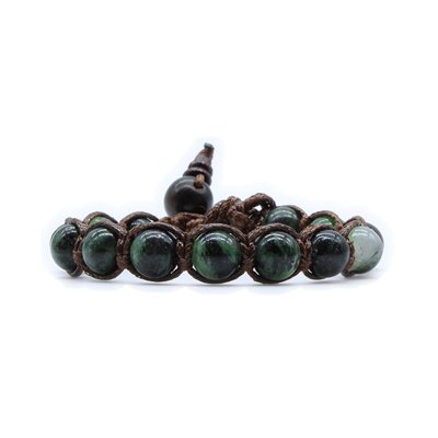 Kenshò Bracciale Zoisite Rubino -A824