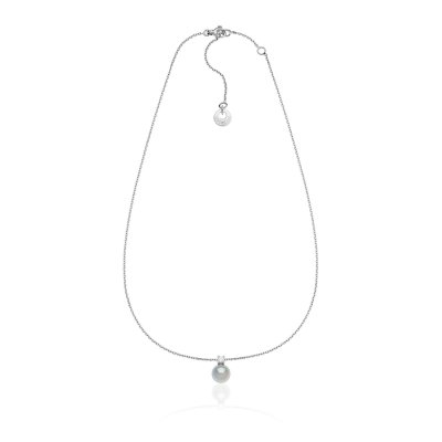 Unoaerre Collana in Argento con Perla Scura -6441