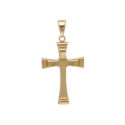 Ciondolo Croce Scatolata OG 18kt -AA2544