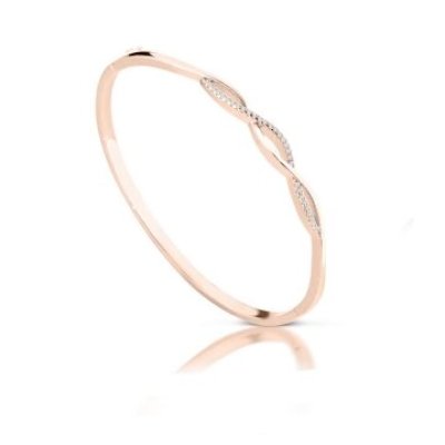 Argento 925 Bracciale Rigido Rosè -AS0736R