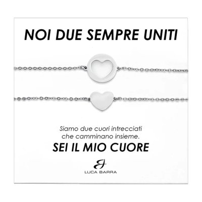 Luca Barra Bracciali Coppia a Cuore -BK2576