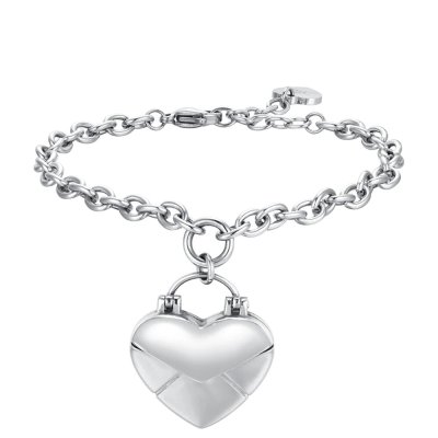 Luca Barra Bracciale Cuore Lettera -BK2601