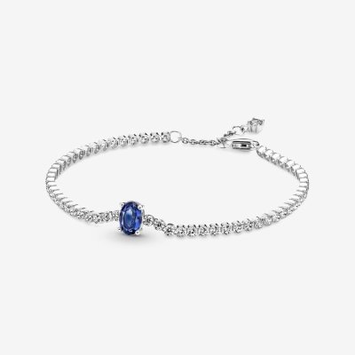 Pandora Bracciale Tennis con Pietra Blu -590039C01-18