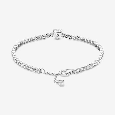 Pandora Bracciale Tennis con Cuore in Rilievo -590041C001-20 - gioielleria fashion