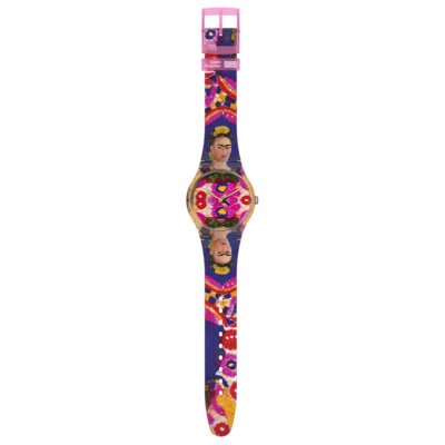 Swatch x Centre Pompidou The Frame, by Frida Kahlo-SUOZ341 - gioielleria fashion