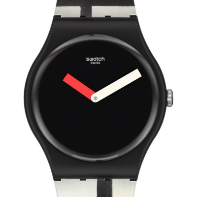 Swatch x Centre Pompidou Red, Blu and White by Piet Mondrian-SUOZ344 - gioielleria fashion