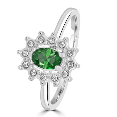 Brand Anello Cristallo Kate Verde -14RG019V - gioielleria fashion