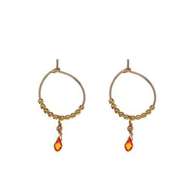 Alisia Orecchini Tear Arancione -AL4433-ORO-ARANCIONE