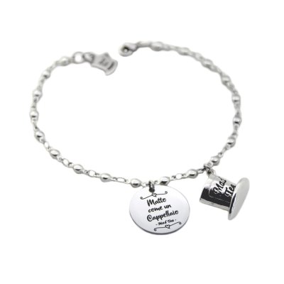 Mad Tea Bracciale 'Matto come un cappellaio' -AWB009