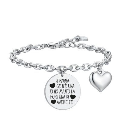 Luca Barra Bracciale Frase Mamma -BK2484