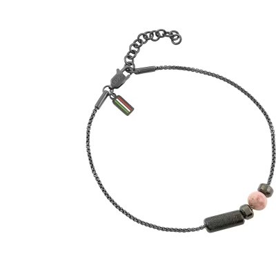 Liu jo Bracciale Uomo Pietra Rosa  -MLJ231