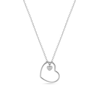 Argento GN Collana Cuore -AS1421