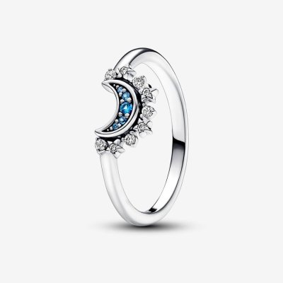 Pandora Anello Luna Pietre Blu -192675C01-60