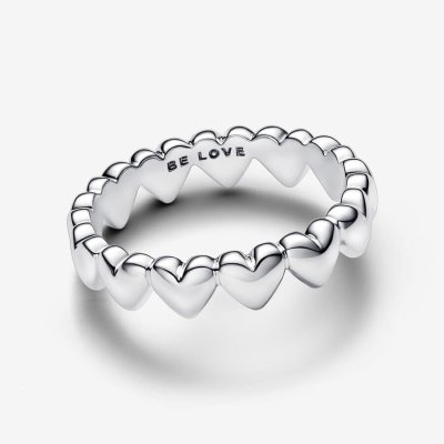 Pandora Anello Fascia a Cuori Be Love -193427C00 - gioielleria fashion