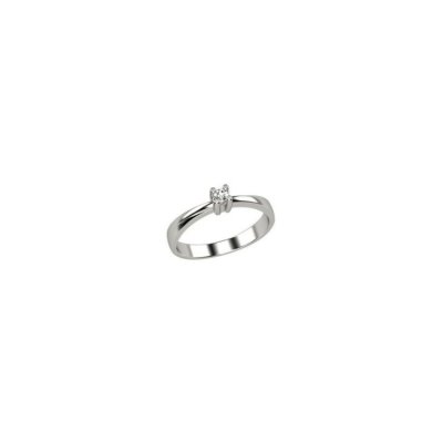 Elli's anello Solitario oro 18kt con diamanti Bct 0.03 -EL062103