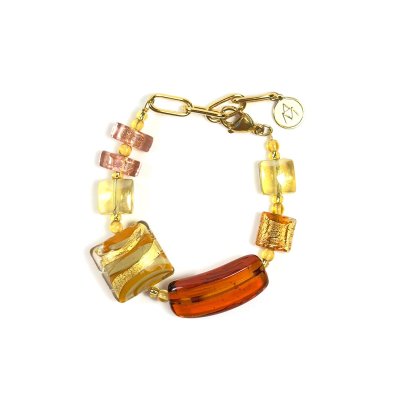 Antica Murrina Bracciale Liz Top Ambra -BL1LAI2510