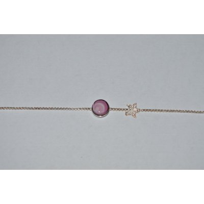 Vetro di Murano Argento Bracciale Circle -GMA007.02