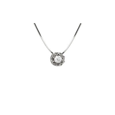 Collana Elli's Faceted in oro 18kt e diamanti bct.0.02 -EL0741