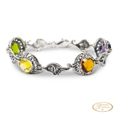 Maestro Riverso Bracciale Cumeja Multicolor -BrCmj04-M