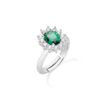 Amen Anello Royal Lady Verde -ANLDGBBVE2