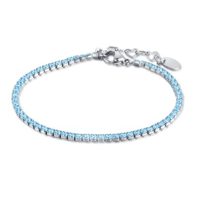 Brand Bracciale Tennis Turchese 2mm -14BR012T-M