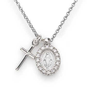 Amen Collana Croce Miracolosa -CLCMZB <br />  <br />