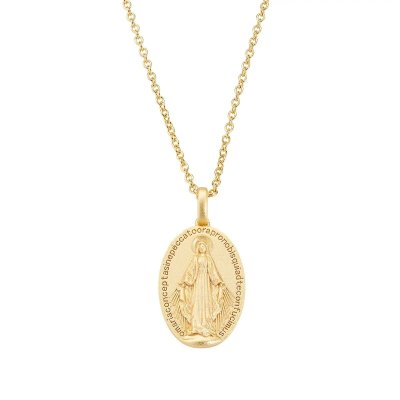 Amen Collana Medaglia Miracolosa Dorata -CLMIGM