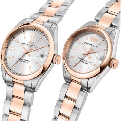 Philip Watch Orologio Caribe Rosato Coppia -R8253597100