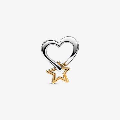 Pandora Charm Openwork Cuore e Stella My Lucky Star -763513C00