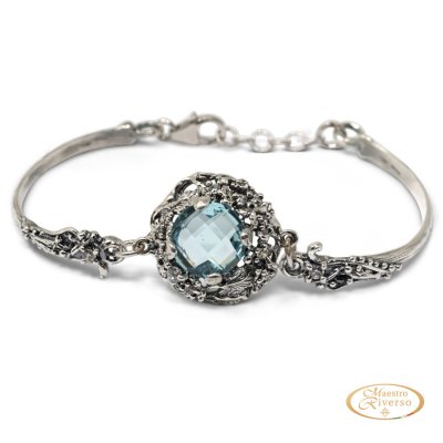 Maestro Riverso Bracciale Elegance Celeste -BRELG01-CELE