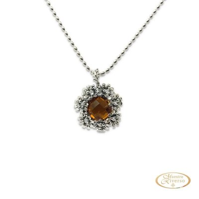 Maestro Riverso Pendente Primule D’Argento Arancione -PRM05-AR