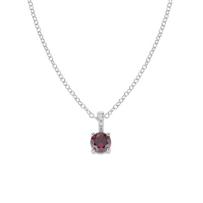 Amen Collana Punto Luce Rosso -CLCIPBBRZ