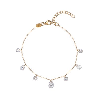 Alisia Bracciale Zirconi Goccia -AL4838-ORO