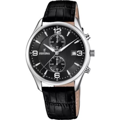 Festina Orologio Timeless Chronograph Nero -F6855/8