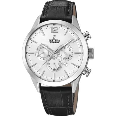 Festina Orologio Timeless Chronograph Argento -F20542/1