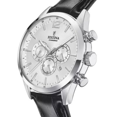 Festina Orologio Timeless Chronograph Argento -F20542/1