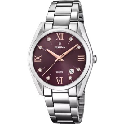 Festina Orologio Boyfriend Bordeaux -F16790/E