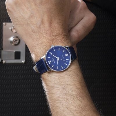 Festina Orologio Azzurro Cinturino In Pelle -F20690/3