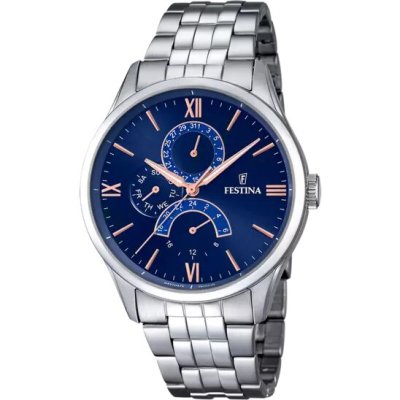 Festina Orologio Retro Blu Uomo-F16822/3