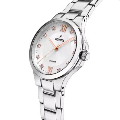 Festina Orologio Argento e Rosato Donna -F20582/1