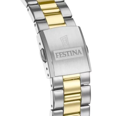 Festina Orologio Classico Bianco e Dorato -F20554/1