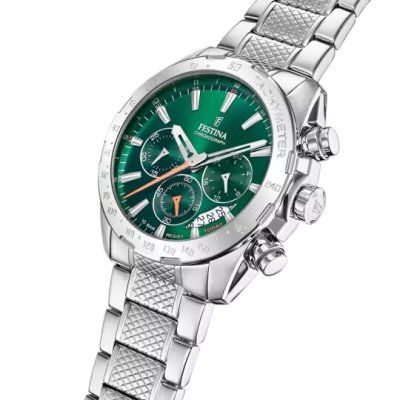 Festina Orologio Timeless Chronograph Verde -F20668/3