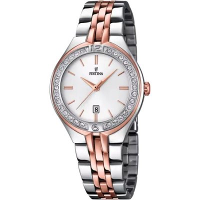 Festina Orologio Mademoiselle Bianco e Rosato Donna -F16868/2