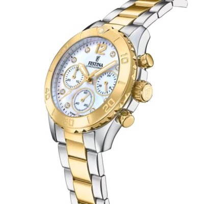 Festina Orologio Chronograph Madreperla Donna -F20604/1