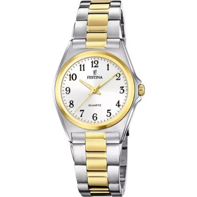 Festina Orologio Classico Bianco e Dorato -F20556/1