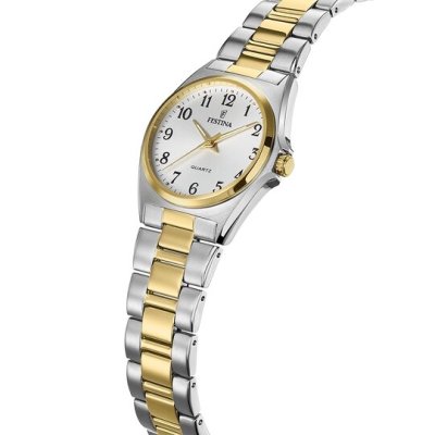 Festina Orologio Classico Bianco e Dorato -F20556/1