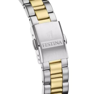 Festina Orologio Classico Bianco e Dorato -F20556/1