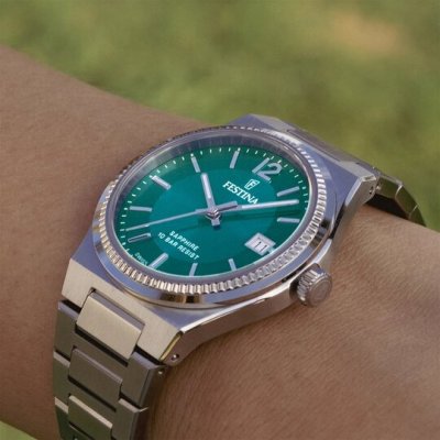 Festina Orologio Swiss Made Rivè Verde Donna -F20035/5