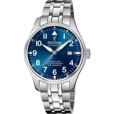 Festina Orologio Swiss Made Automatic Azzurro Uomo -F20151/C