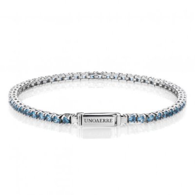 Unoaerre Bracciale Tennis Azzurro -6032